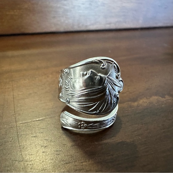 STERLING Souvenir Spoon Ring - Picture 5 of 17
